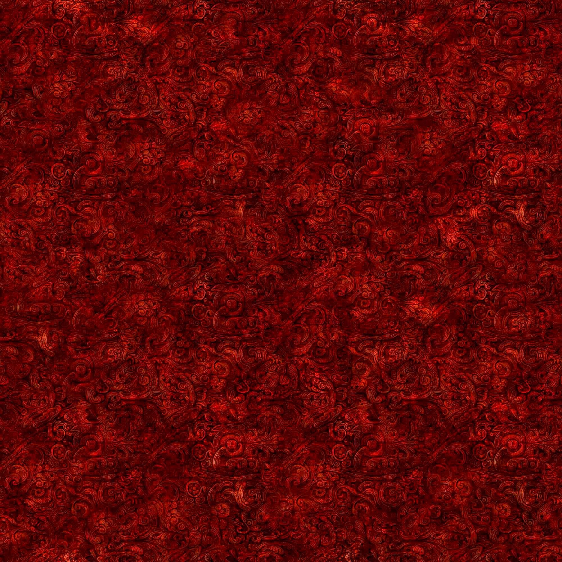 Image of the Festivus Festivus Blender Garnet quilting cotton fabric by Dan Morris for Riley Blake Designs. Features an abstract swirl on a red background. Cute Little Fabric Shop