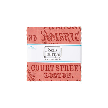 Sew Journal Charm Pack 5" Stacker Bundle - Riley Blake Designs - 42-Piece Precut  - J. Wecker Frisch - Quilting Cotton Fabric