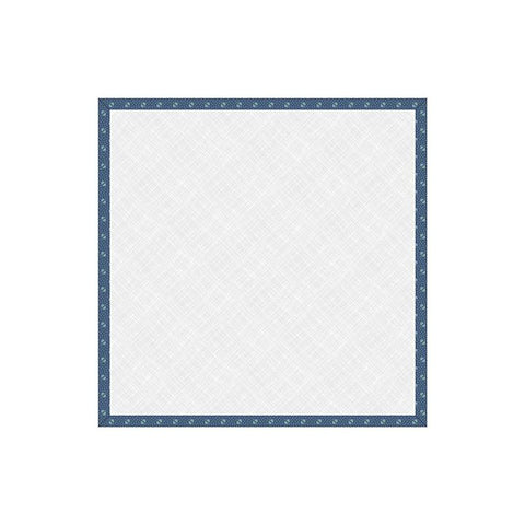 Image of the Lori Holt 14&quot; Design Board Americana Dark Denim for Riley Blake Designs. Features a navy blue border on a design board. 
Cute Little Fabric Shop