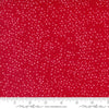 Dotty Thatched Dots Crimson quilting cotton fabrics by Robin Pickens for Moda Fabrics. Features lines and dots on a red background. Cute Little Fabric Shop