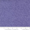 Dotty Thatched Dots Periwinkle quilting cotton fabrics by Robin Pickens for Moda Fabrics. Features lines and dots on a purple background. Cute Little Fabric Shop
