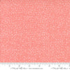 Dotty Thatched Dots Carnation quilting cotton fabrics by Robin Pickens for Moda Fabrics. Features lines and dots on a coral background. Cute Little Fabric Shop