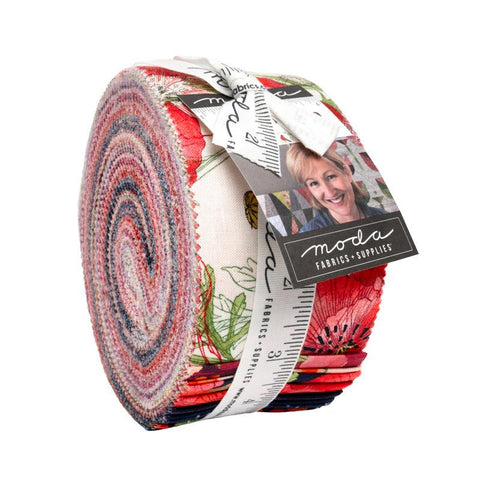 SALE My Summer House 2.5-Inch Jelly Roll Rolie Polie 40 pieces  - Moda Fabrics - Precut Bundle - Quilting Cotton Fabric