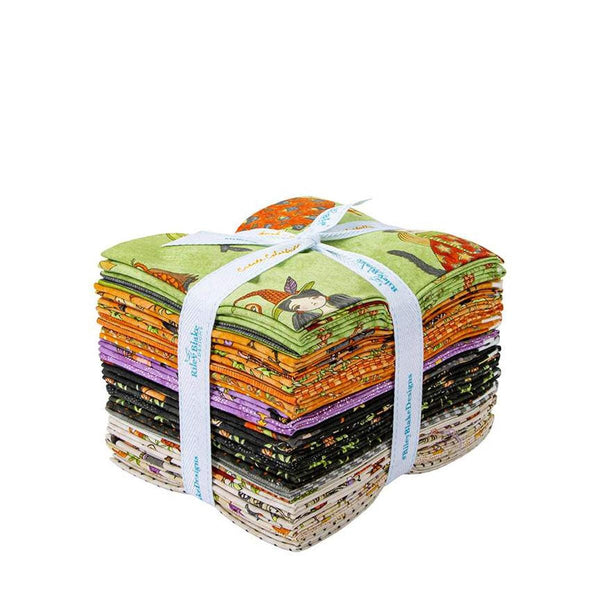 SALE Ghoul Friends Fat Quarter Bundle 24 pieces - Riley Blake Designs - Pre cut Precut - Halloween - Quilting Cotton Fabric