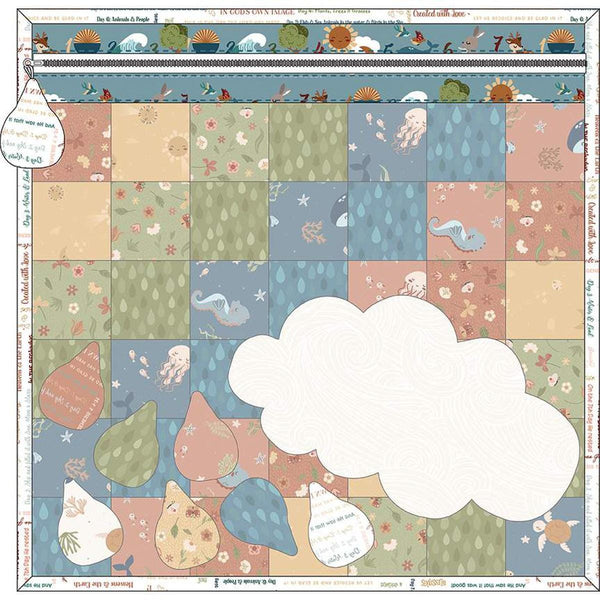 Raindrop Emotions Pouch Quilt PATTERN P177 by Jennifer Long - Riley Blake Designs - Instructions Only - Three Sizes