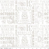 Image of the Costume Maker's Act II Ticket Text White quilting cotton fabric. Features text on a white background. Cute Little Fabric Shop