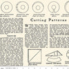 Image of the Costume Maker's Act II Hat How to Text Cream quilting cotton fabric. Features rulers on a cream background. Cute Little Fabric Shop