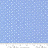 Image of the Star Spangled Twinkle Dawn quilting cotton fabric by Moda Fabrics. Features stars on a blue background. Cute Little Fabric Shop