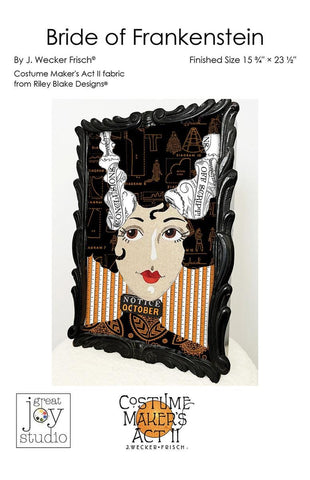 SALE Bride of Applique Quilt PATTERN P120 by J. Wecker Frisch - Riley Blake Designs - INSTRUCTIONS Only - Applique