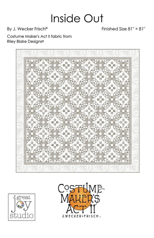 DEAL Inside Out Quilt PATTERN P120 - J. Wecker Frisch - Riley Blake Designs - INSTRUCTIONS Only