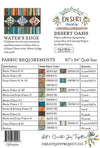 SALE Waters Edge Quilt PATTERN CJP-2302 - Minick & Simpson - Moda Fabrics - Instructions Only - Machine Pieced