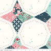 3-Yard cut- SALE Berry Market Star WIDEBACK WB15748 Sand Dollar - Riley Blake - 108" - Quilting Cotton Fabric