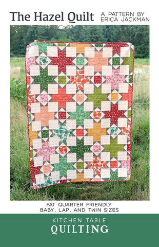 The Hazel Quilt PATTERN P212 by Erica Jackman - Riley Blake Designs - Instructions Only - Fat Quarter Friendly - Three Sizes