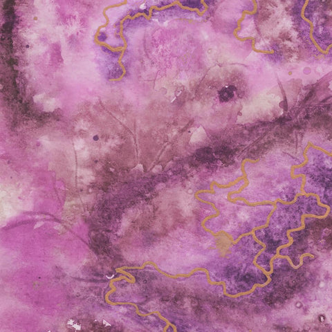 3 Yard Cut - Wanderlust WIDE BACK 108031 Amethyst - Moda Fabrics - 107/108" Wide Stars Watercolor Abstract - Quilting Cotton Fabric