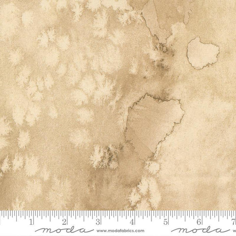 Flow Basics 8433 Sandstone - Moda Fabrics - Paint Watercolor Abstract - Quilting Cotton Fabric