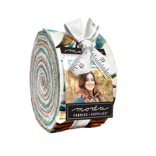 Wanderlust 2.5-Inch Jelly Roll Rolie Polie 40 pieces - 39840JR - Moda Fabrics - Precut Bundle - Quilting Cotton Fabric