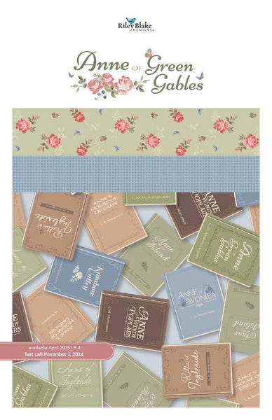 Anne of Green Gables Charm Pack 5" Stacker Bundle - Riley Blake Designs - 42 piece Precut - Quilting Cotton - Licensed Product