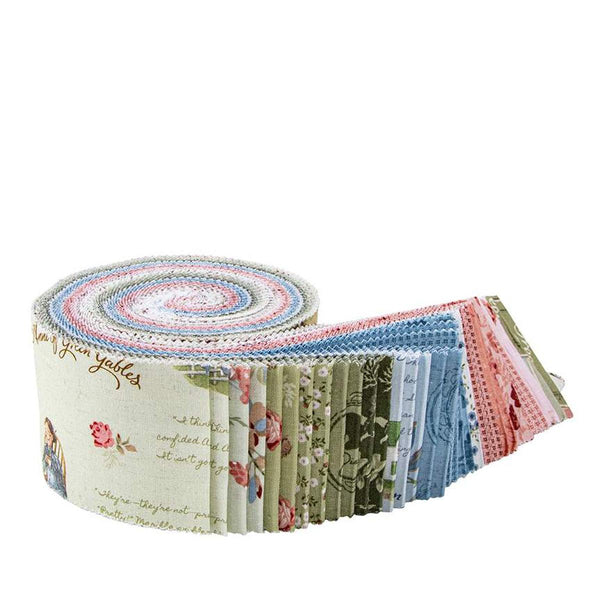 Anne of Green Gables 2.5 Inch Rolie Polie Jelly Roll 40 pieces - Riley Blake - Precut - Quilting Cotton Fabric - Licensed Product