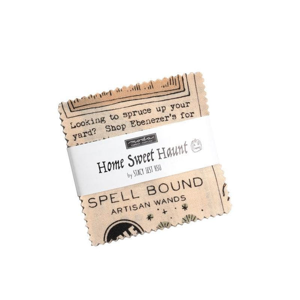 Home Sweet Haunt Mini Charm Pack 2 1/2" Stacker Bundle - Moda Fabrics - 42 piece Precut Pre cut - Halloween Spooky - Quilting Cotton Fabric