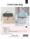 Minki Kim Cutie Cube Bag Project Quilt PATTERN P178 - Riley Blake Designs - INSTRUCTIONS Only - Zipper Bag Project