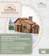 DEAL Machine Embroidery Homestead Prairie House INSTRUCTIONS ME207PH0225 - Riley Blake Designs - USB File Free Standing House
