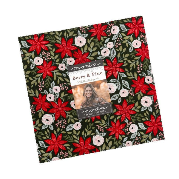 Berry and Pine Layer Cake 10" Stacker Bundle - Moda Fabrics - 42 piece Precut Pre cut - Quilting Cotton Fabric