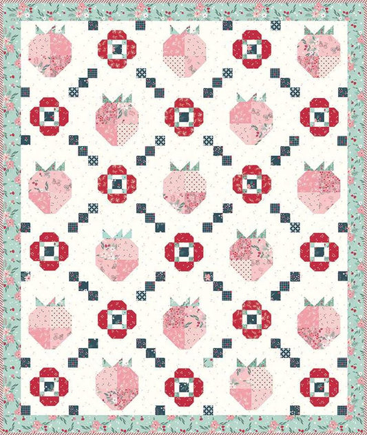 Berry Market Boxed Quilt Kit KT-15740 - Riley Blake Designs - Box Pattern Fabric - Spring Berry - Quilting Cotton Fabric