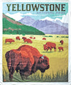 SALE Yellowstone National Parks Minky Blanket - MB1018 - Riley Blake Designs - Prepackaged Dreamy Minky Blanket - Licensed Product