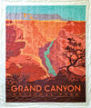 SALE Grand Canyon National Parks Minky Blanket - MB1005 - Riley Blake Designs - Prepackaged Dreamy Minky Blanket - Licensed Product