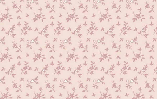 12" End of Bolt - SALE Exquisite Stems C10705 Blush - Riley Blake Designs - Floral Pink Flowers on Pink - Quilting Cotton Fabric