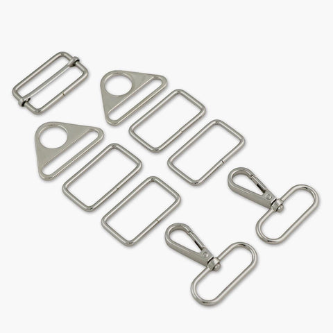 Townsend Bag Hardware Kit Nickel PATTERN P210 by Sallie Tomato - Riley Blake Designs - INSTRUCTIONS Only - Used with Townsend Travel Bag