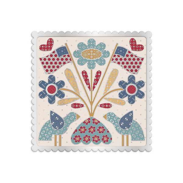 Americana Needle Minder ST-40880 by Lori Holt - Riley Blake Designs - Fridge Magnet Needles and Scissors Holder