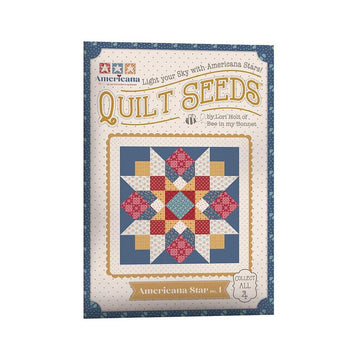 SALE Americana Quilt Seeds PATTERN ST-40890 No. 1 - Lori Holt - Riley Blake - Instructions Only - Paper Pattern Included - Piecing Patriotic