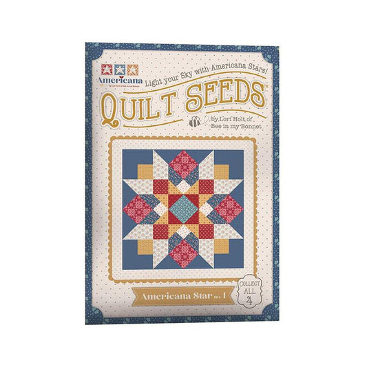 DEAL Americana Quilt Seeds PATTERN ST-40890 No. 1 - Lori Holt - Riley Blake - Instructions Only - Paper Pattern Included - Piecing Patriotic