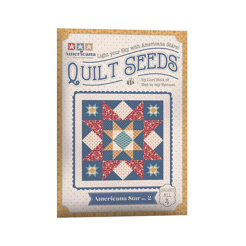 SALE Americana Quilt Seeds PATTERN ST-40891 No. 2 - Lori Holt - Riley Blake - Instructions Only - Paper Pattern Included - Piecing Patriotic
