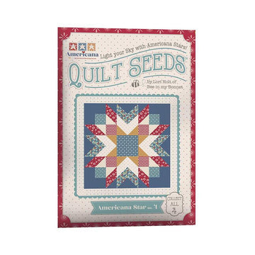 SALE Americana Quilt Seeds PATTERN ST-40893 No. 4 - Lori Holt - Riley Blake - Instructions Only - Paper Pattern Included - Piecing Patriotic