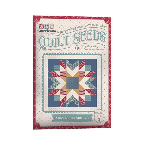 SALE Americana Quilt Seeds PATTERN ST-40893 No. 4 - Lori Holt - Riley Blake - Instructions Only - Paper Pattern Included - Piecing Patriotic