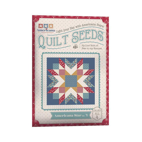 SALE Americana Quilt Seeds PATTERN ST-40893 No. 4 - Lori Holt - Riley Blake - Instructions Only - Paper Pattern Included - Piecing Patriotic