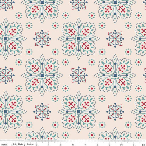 2yrd 13" End of Bolt - Americana Parade WIDE BACK WB16104 Raindrop - Riley Blake Designs - 107/108" Wide - Quilting Cotton Fabric