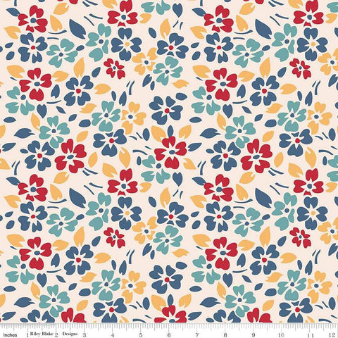 2 yard 34" End of Bolt - SALE Americana Glory WIDE BACK WB16105 Multi - Riley Blake Designs - 107/108" Wide - Quilting Cotton Fabric