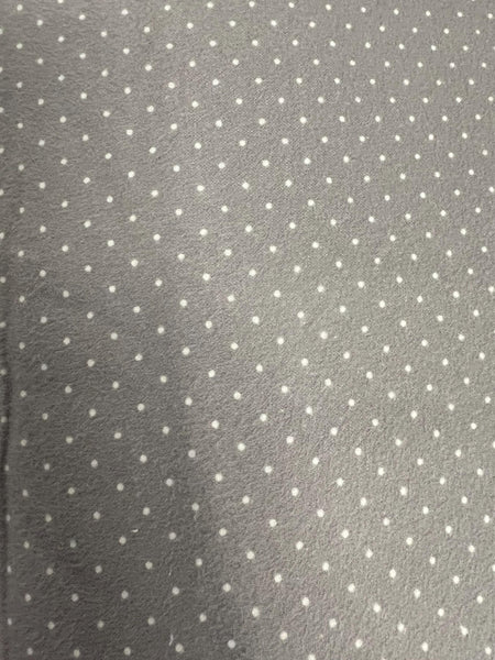 SALE FLANNEL Dots F16028 Taupe Riley Blake Designs - Small Dots Spots Circles - FLANNEL Cotton Fabric