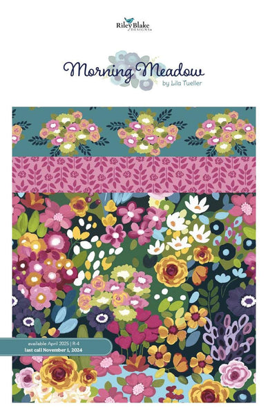 Morning Meadow Layer Cake 10" Stacker Bundle - Riley Blake Designs - 42 piece Precut Pre cut - Floral - Quilting Cotton Fabric