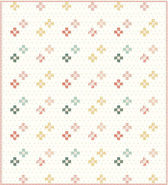 SALE Country Crossroads Quilt PATTERN P226 by Lamb Farm Designs - Riley Blake Designs - INSTRUCTIONS Only - Confident Beginner