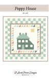 DEAL Poppy House Quilt PATTERN P226 - Lamb Farm Designs - Riley Blake Designs - INSTRUCTIONS Only - 5" Stacker Charm Pack Friendly