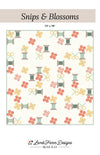 DEAL Snips & Blossoms Quilt PATTERN P226 - Lamb Farm Designs - Riley Blake Designs - INSTRUCTIONS Only - Confident Beginner