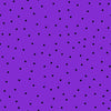 Image of the Steampunk Halloween 3 Dot Purple quilting cotton fabric. Features halloween dots on a purple background. Cute Little Fabric Shop
