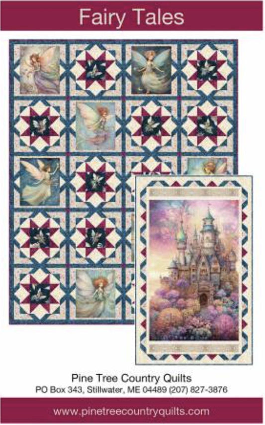 SALE Enchanted Fairy Tale Quilt PATTERN - Morris Creative Group - QT Fabrics - Fairies Fae Fantasy - Instructions Only
