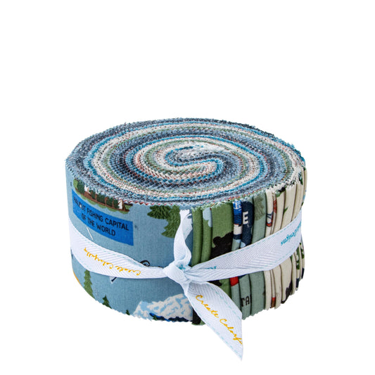 Alaska 2.5 Inch Rolie Polie Jelly Roll 40-Piece - Riley Blake - Precut - Quilting Cotton Fabric - Licensed Product