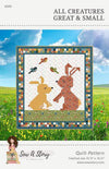 SALE All Creatures Great & Small Quilt PATTERN P177 - Jennifer Long - Riley Blake Designs - Instructions Only - 10" Stacker Friendly