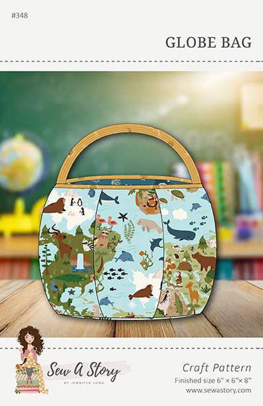 SALE Globe Bag Pattern Quilt PATTERN P177 - Jennifer Long - Riley Blake Designs - Instructions Only - Bag Storage